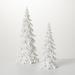 The Twillery Co.® Snow Covered Pine Tree - Set Of 2 Resin | 18.5 H x 7.75 W x 7.75 D in | Wayfair D9328B0CC2AD404E8E3139DFEE4BCBDB