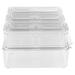 Prep & Savour Braconi 7 Container Food Storage Set Plastic | 3.86 H x 11.81 W x 11.81 D in | Wayfair EBEBDF1E39894D8E9AF77B57C4F9D337