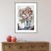 Winston Porter Rose Gold by Mary Parker Buckley - Framed Art Print Paper, Solid Wood in Blue/Gray/Pink | 33 H x 24 W x 1.75 D in | Wayfair