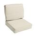 Gracie Oaks Indoor/Outdoor Seat/Back Cushion Acrylic in White | 5 H x 23 W x 27 D in | Wayfair 8964C9EA1CB44D3D92430E1CE92D623A