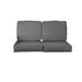 Ebern Designs Indoor/Outdoor Seat/Back Cushion Acrylic in Gray/Green/Blue | 5 H x 47 W x 23 D in | Wayfair 1981B43D6EAC4F839D59199FBD487EC1