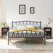 Union Rustic Dellroy Bedroom Set 3 Piece Metal in Black | 35 H x 54 W x 74.8 D in | Wayfair A5E462E0BCF745BBB6025ECB81EA8936