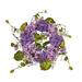 Primrue 24" Lavender Hydrangea Wreath Silk in Green/Indigo | 24 H x 24 W x 5 D in | Wayfair 2FC9EBFF751E481DA1F4F75C03509167