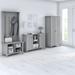 Lark Manor™ Pernell Hall Tree w/ Bench & Shoe Storage Wood in Gray | 68 H x 46 W x 16 D in | Wayfair 7A98763C79BF4EE88F2EC0236D881957