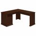 Gracie Oaks Maeghen L-Shape Executive Desk Wood in Brown | 30 H x 60.5 W x 60.5 D in | Wayfair A527530692324F75B08615EFEFCBF139