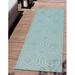 Blue 118 x 31 x 0.4 in Area Rug - Well Woven Fallon Ludo Tribal Hi-Lo Indoor/Outdoor Area Rug | 118 H x 31 W x 0.4 D in | Wayfair FAL-44-2L
