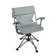 Zenithen Reclining Camping Chair w/ Cushion Metal in Gray | 23.5 H x 24 W x 5 D in | Wayfair 887798007349