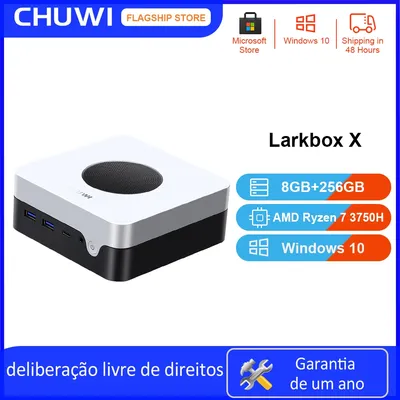 CHUWI – Mini Pc de jeu LarkBox X ordinateur de bureau AMD Ryzen 7 3750H 8 go de RAM 256 go de
