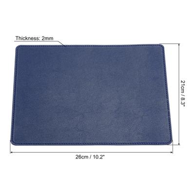 10.2x8.3" Mouse Mat, PU Leather/Cork Non-slip Base Computer Mouse Pad