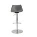 Edge Adjustable Swivel Faux Leather Stool - 18.12" W x 18.9" D x 39.57" H