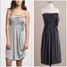 J. Crew Dresses | J. Crew Graphite Cascade Ruffle Short Strapless Dress | Size 2 | Color: Black/Gray | Size: 2