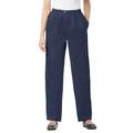 Plus Size Women's 7-Day Straight-Leg Jean by Woman Within in Navy (Size 14 T) Pant