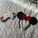 Disney Accessories | Minnie Ears Bundle | Color: Black | Size: Os