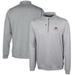 Men's Cutter & Buck Bobby Bowden Gray Florida State Seminoles Big Tall Stealth Heathered Quarter-Zip Pullover Jacket