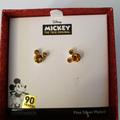 Disney Jewelry | New Mickey Mouse November Earrings Disney | Color: Orange | Size: Os