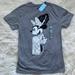 Disney Tops | Disney Minnie Mouse T Shirt Sz M | Color: Gray | Size: M