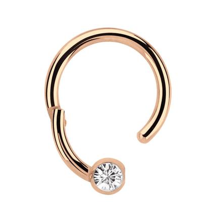 Nasenpiercing ADELIA´S "Piercing Nasenpiercing", Damen, rosa (rosegold), Stahl, modisch, Piercings, Aus 316l Stahl​ PVD Rosegold beschichtet