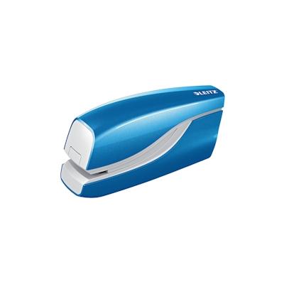 LEITZ Elektrisches Heftgerät WOW NeXXt blau-met., batteriebetrieben, bis zu : 10 Blatt, Heftart: geschlossen, Klammern: 