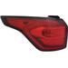 2019 Ford Escape Left - Driver Side Tail Light Assembly - Action Crash