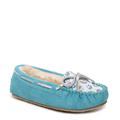 Minnetonka Cassie Slipper - Girls 2 Youth Blue Slipper Medium