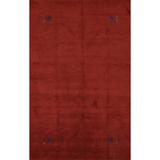 Modern Gabbeh Oriental Area Rug Handmade Wool Carpet - 5'7" x 8'0"