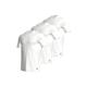 Adidas Herren kurzarm Unterhemd (3er Pack) rundhals Crew Neck T-Shirt (Gr. S - 3XL), Weiß, XL