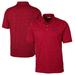 Men's Cutter & Buck Heathered Red Chicago Bears Americana Advantage Space Dye Tri-Blend Polo