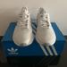 Adidas Shoes | Adidas Cloudform Comfort White & Gray Reflective Running Shoe Size 7 (Pristine) | Color: Gray/White | Size: 7