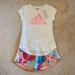 Adidas Matching Sets | Adidas Girls Outfit Size Medium(10/12) | Color: White | Size: Mg