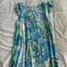Lilly Pulitzer Dresses | Lilly Pulitzer Xl Kids Blue & Green Swing Dress | Color: Blue/Green | Size: Xlg