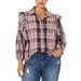 Jessica Simpson Tops | Jessica Simpson Shirt Sadie Ruffle Plaid Blouse Puff Sleeves Size Xl Nwt $69.50 | Color: Blue/Pink | Size: Xl