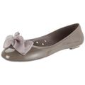 Colors of California Jelly Ballerina with solid color ribbon HC.J005N, Damen Ballerinas, Braun (TAU), EU 41