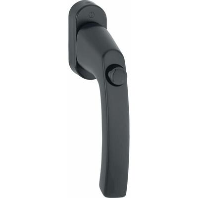 Fenstergriff liège - Druckknopf, Vierkant 7 x 40 mm, Alu schwarz matt - Hoppe Image