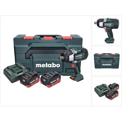 Metabo - ssw 18 ltx 1750 bl Akku Schlagschrauber 18 v 1750 Nm 3/4 Brushless ( 602402660 ) + 2x Akku