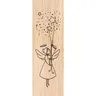 Holzstempel Engel, 3,3 x 7 cm
