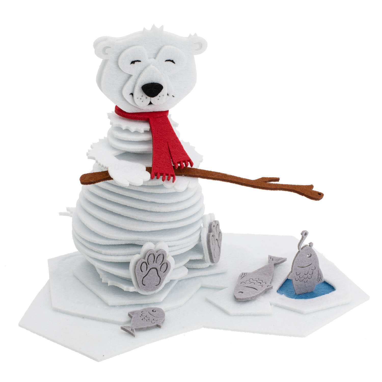 Kit créatif en feutrine "ours polaire"