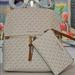 Michael Kors Bags | Michael Kors Rhea Slim Backpack And Wallet | Color: Gold | Size: Os