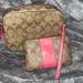 Coach Bags | Coach Mini Shoulder Bag & Wallet | Color: Brown/Pink | Size: Os