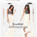 Anthropologie Dresses | Nwot Anthropologie Brandlabel Gray Midriff Cut Out, Chiffon Skirt Maxidr | Color: Cream/Gray | Size: M