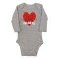 Baby Girls Here to Steal Hearts Bodysuit - Just One You - grey - 0-3 Months
