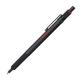 rOtring 600 Ballpoint Pen | Medium Point | Black Ink | Black Barrel with Non-Slip Knurled Grip | Refillable