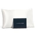 Fishers Finery 19mm 100% Pure Silk Pillowcase Good Housekeeping Quality Tested (White, S)