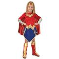 Ciao 11677.5-7 Wonder Woman costume disguise girl official DC Comics (Size 5-7 years), Children, Red/blue