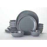 American Metalcraft 16-Piece Crave Dusk Purple Melamine Dinnerware Set (Service For 4) Melamine in Gray | Wayfair CDS16ST