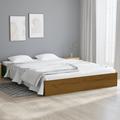 vidaXL Bed Frame Honey Brown Solid Wood 120x190 cm Small Double