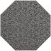 Gray 144 x 144 x 0.3 in Area Rug - DASTINGO Round Solid Color Power Loomed Indoor/Outdoor Use Area Rug in | 144 H x 144 W x 0.3 D in | Wayfair