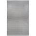 Gray 79 x 0.25 in Indoor Area Rug - Martha Stewart Rugs Martha Striped Cotton Charcoal/Area Rug Cotton | 79 W x 0.25 D in | Wayfair MSR419H-6