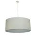 Meyda Lighting 12 - Light Shaded Drum Pendant Fabric in Brown/Gray/White | 33 H x 78 W x 78 D in | Wayfair 134700