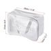 Clear Toiletry Bag, PVC Makeup Bags Cosmetic Pouch with Zipper Handle