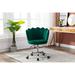 Swivel Shell Chair for Living Room Bed Room Modern Leisure office Chair - 22.83" x 24.41" x31.89~36.42"H